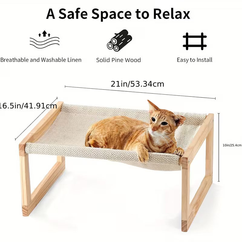 Cama elevada desmontável