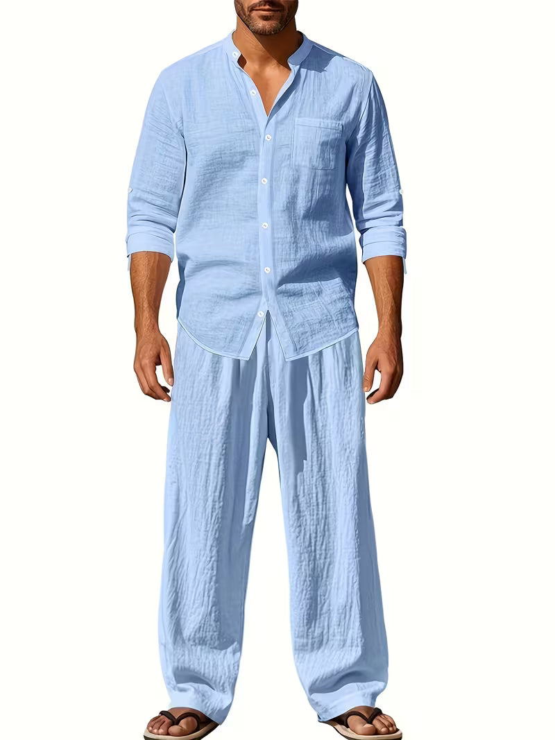Conjunto de camisa e calças