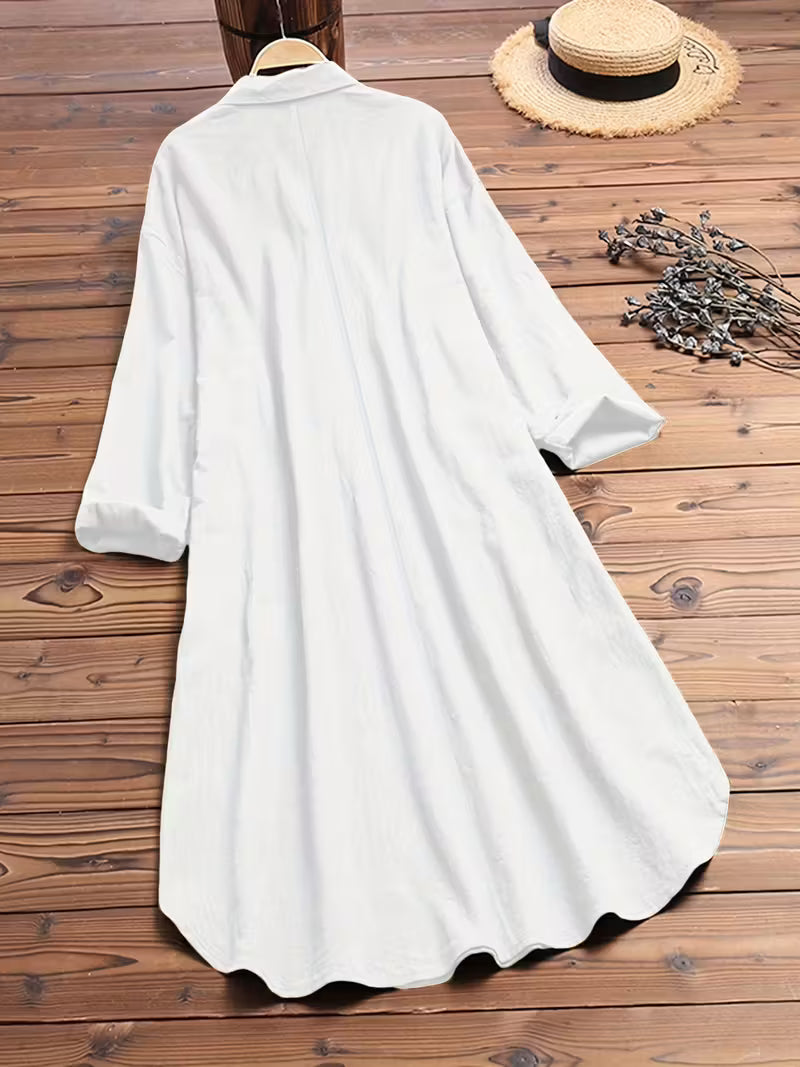 Vestido camiseiro oversized