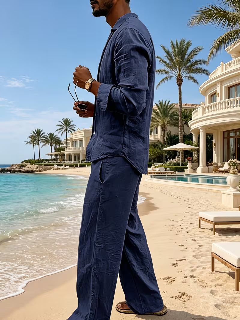 Conjunto de camisa e calças