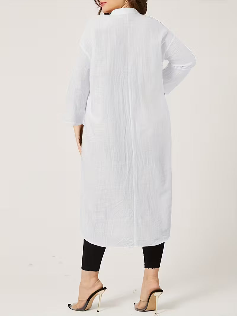 Vestido camiseiro oversized