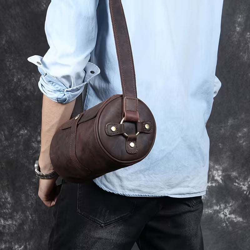 Bolsa de ombro em pele