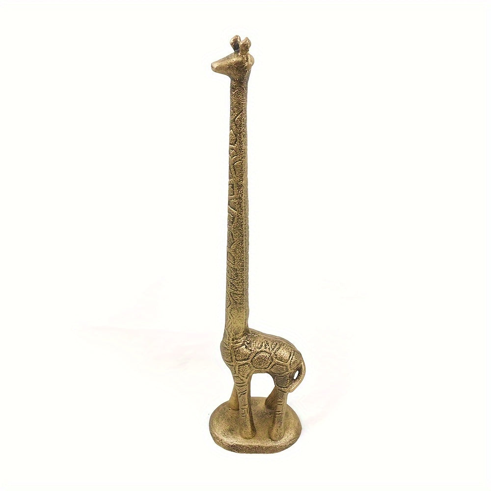 Suporte de papel de cozinha em forma de girafa 