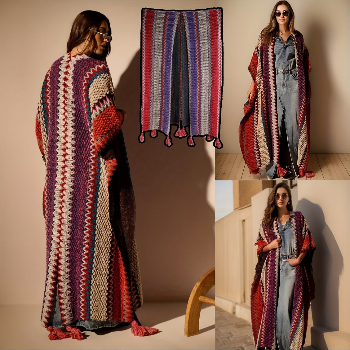 Xaile boho comprido