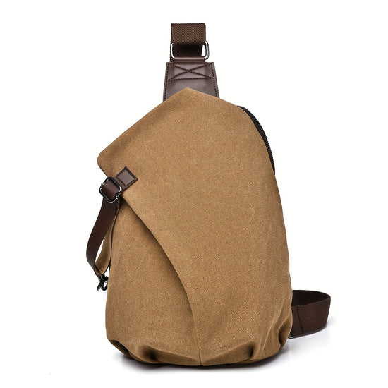 Bolsa transversal de lona 