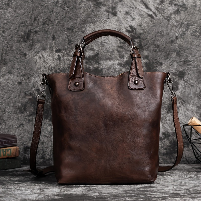 Bolsa de couro genuno 