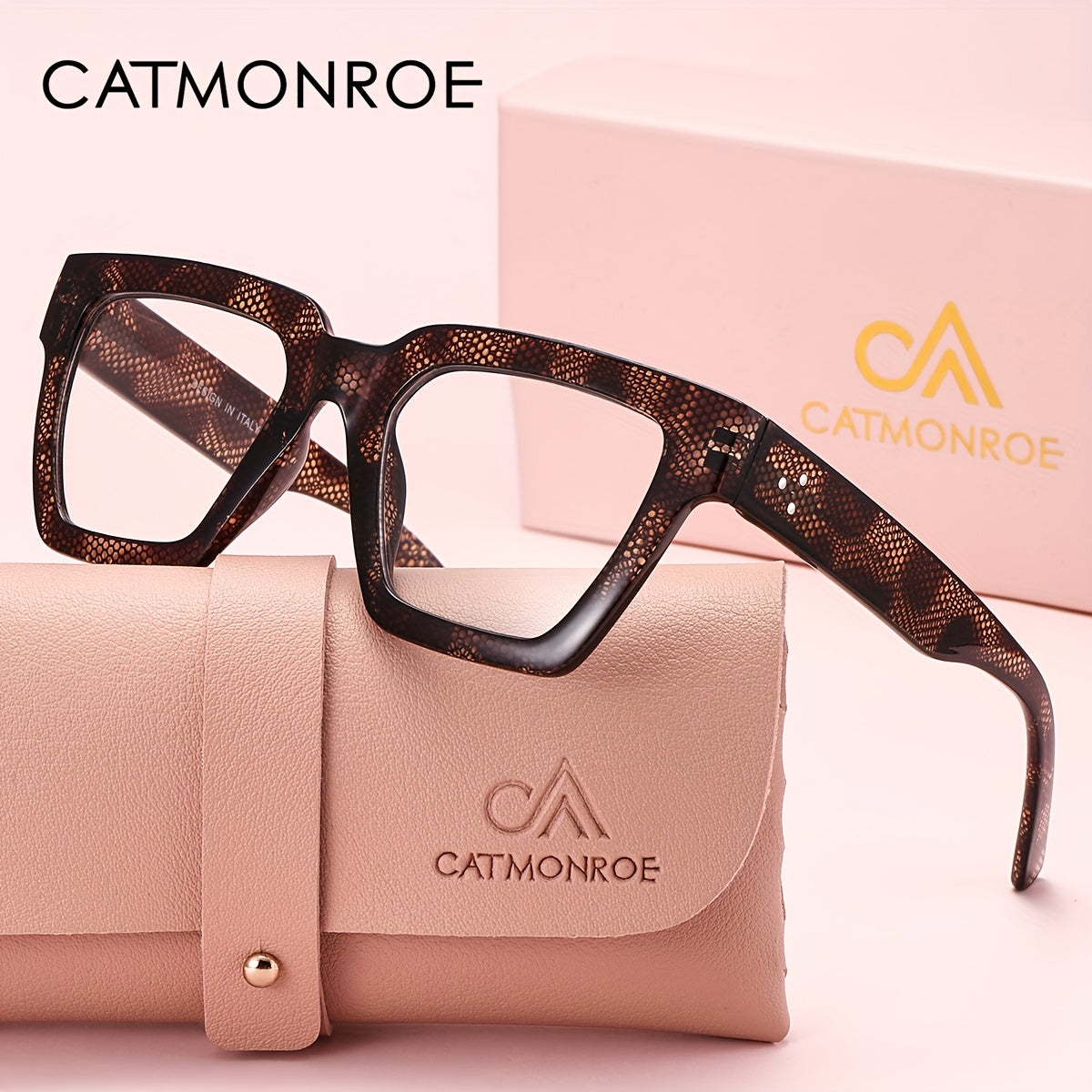 culos de leitura quadrados oversize 